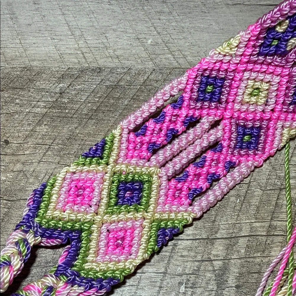 Handmade Handwoven Mexico Boho Belt